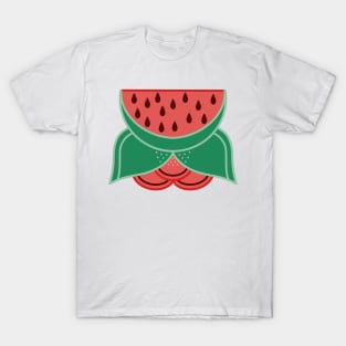 Red Watermelon by Niibidoon T-Shirt